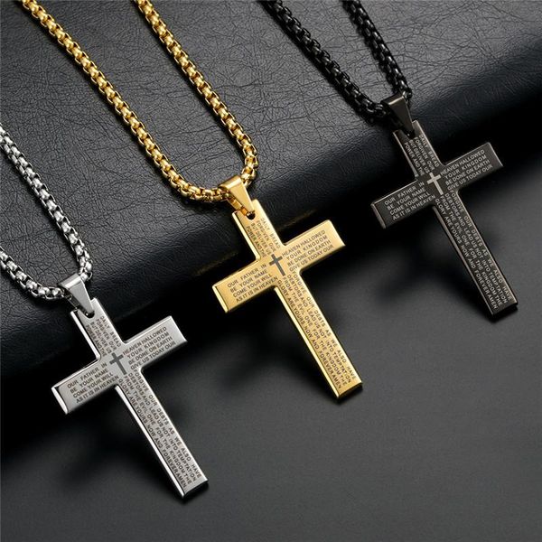Cross Necklace & Pendant Christian Jewelry Wholesale Stainless Steel Cross Necklace Men, Silver
Cross Necklace & Pendant Christian Jewelry Wholesale Stainless Steel Cross Necklace Men, Silver