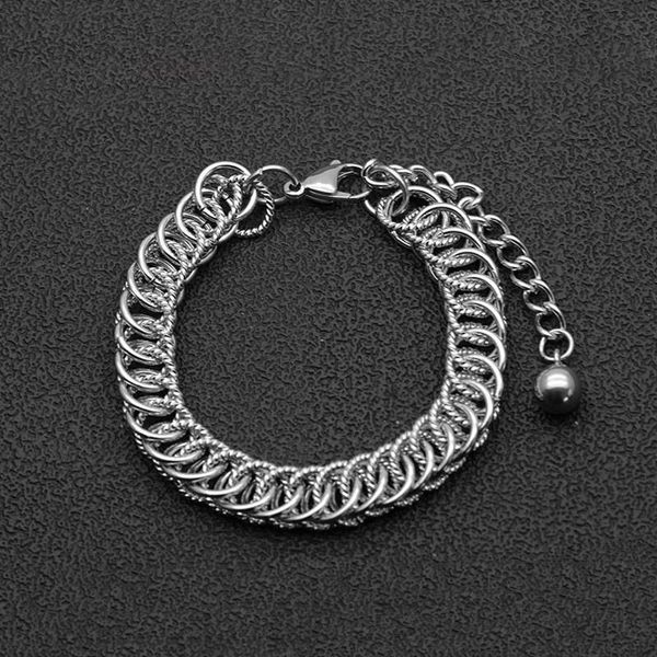 fashion titanium steel bracelet stainless steel bracelet new popular accessories sale, Black
fashion titanium steel bracelet stainless steel bracelet new popular accessories sale, Black