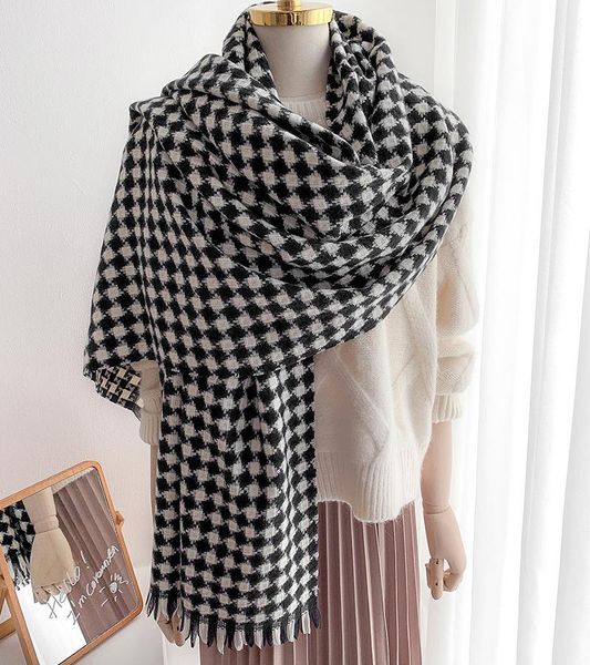 new fashion warm scarf women thickened cashmere plaid student scarf shawl, Blue;gray
new fashion warm scarf women thickened cashmere plaid student scarf shawl, Blue;gray