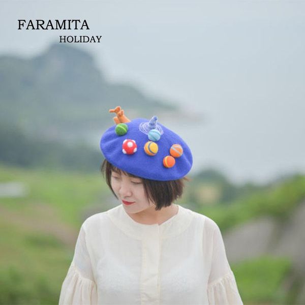 berets faramita holiday star microcosm blue cute hat beret hats girls flat cap painter cashmere lady girl women warm, Blue;gray
berets faramita holiday star microcosm blue cute hat beret hats girls flat cap painter cashmere lady girl women warm, Blue;gray