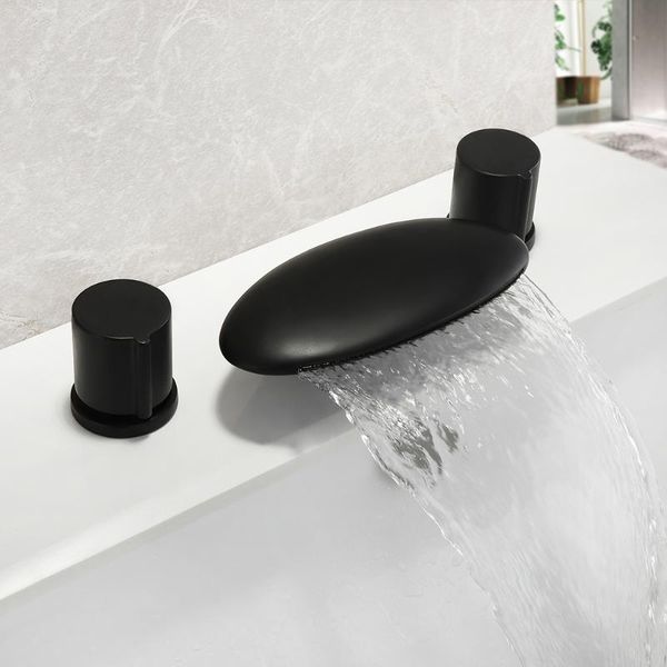 skowll brass bathroom basin faucet waterfall spout vanity sink mixer tap dual knob matte black
skowll brass bathroom basin faucet waterfall spout vanity sink mixer tap dual knob matte black
