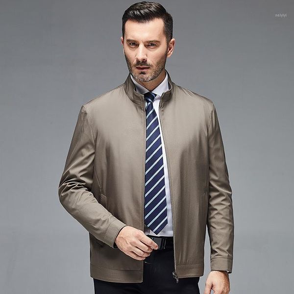 men's jackets 8916 stand collar 2021 spring style casual dad clothing coat middle-aged men autumn mens and coats1, Black;brown
men's jackets 8916 stand collar 2021 spring style casual dad clothing coat middle-aged men autumn mens and coats1, Black;brown