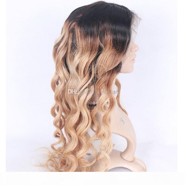 ombre body wave hair lace front wig middle three part dark roots 1b 27 human hair full lace wig with baby hair, Black;brown
ombre body wave hair lace front wig middle three part dark roots 1b 27 human hair full lace wig with baby hair, Black;brown