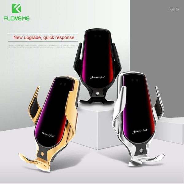 cell phone mounts & holders floveme automatic clamping wireless car charger holder qi smart sensor touch stand for 11 mi 91
cell phone mounts & holders floveme automatic clamping wireless car charger holder qi smart sensor touch stand for 11 mi 91