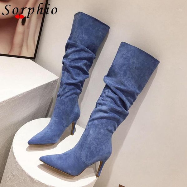 boots sorphio girls pointed toe flock mid calf high heels fashion non-slip women party dress shoes woman1, Black
boots sorphio girls pointed toe flock mid calf high heels fashion non-slip women party dress shoes woman1, Black