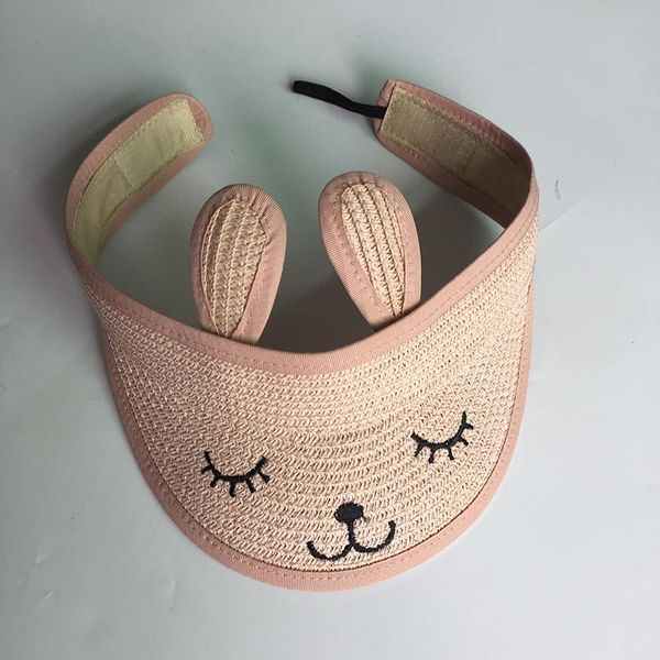 2-6 years children's beach hat girls boy cute rabbit ears empty summer straw hats kids folding sunshade cap baby sun hat sqcjhz, Black;white
2-6 years children's beach hat girls boy cute rabbit ears empty summer straw hats kids folding sunshade cap baby sun hat sqcjhz, Black;white