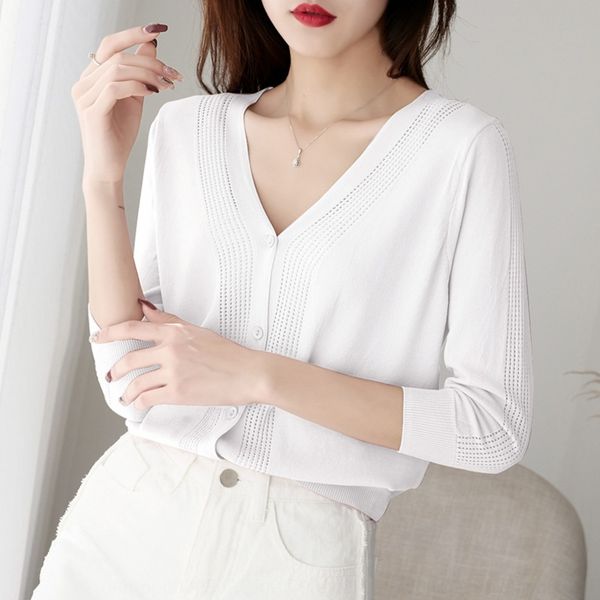 w9yai women's t-shirt shawl coat air-conditioned skirt 2020 women's fashion air conditioner cardigan with skirt summer summer npom, White;black
w9yai women's t-shirt shawl coat air-conditioned skirt 2020 women's fashion air conditioner cardigan with skirt summer summer npom, White;black