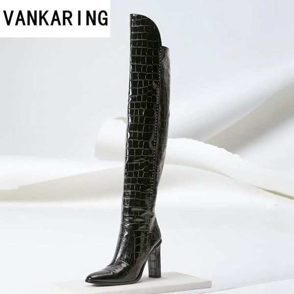 new fashion brand pointed toe snake print microfiber knee high boots high heels ladies shoes woman autumn winter snow boots, Black
new fashion brand pointed toe snake print microfiber knee high boots high heels ladies shoes woman autumn winter snow boots, Black