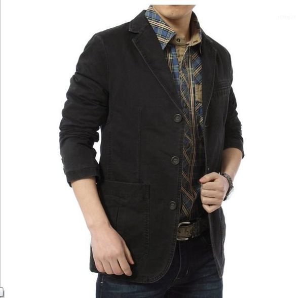 suit men jacket 100% cotton coat casual men's wear 2020 winter1, Black;brown
suit men jacket 100% cotton coat casual men's wear 2020 winter1, Black;brown