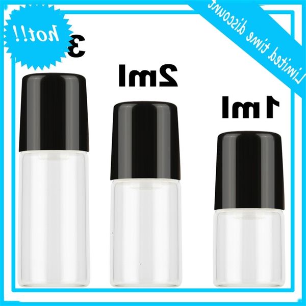 1200pcs/lot 1ml 2ml 3ml clear glass roll on essential oils perfume aromatherapy bottle with stainless steel roller balls
1200pcs/lot 1ml 2ml 3ml clear glass roll on essential oils perfume aromatherapy bottle with stainless steel roller balls