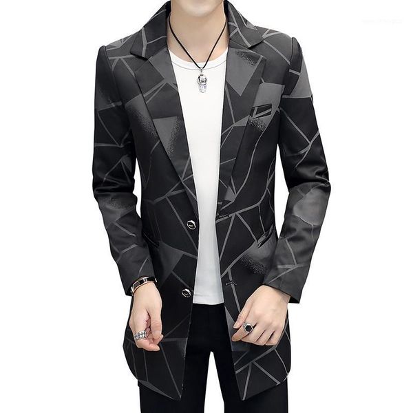 men's suits & blazers long coat men jacket formal blazer spring autumn fashion wedding jacket1, White;black
men's suits & blazers long coat men jacket formal blazer spring autumn fashion wedding jacket1, White;black