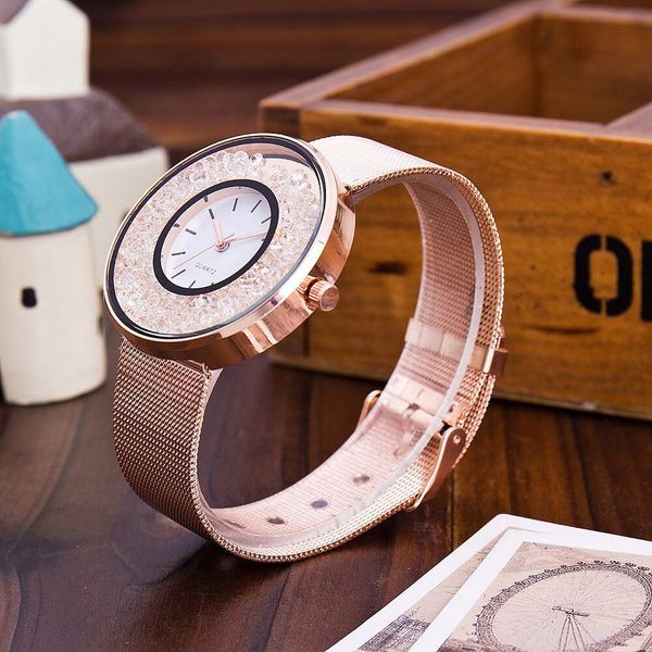 designer women watches new fashion stainless steel band ladies watch quartz wristwatch luxury rolling rhinestone clock high quality, Slivery;brown
designer women watches new fashion stainless steel band ladies watch quartz wristwatch luxury rolling rhinestone clock high quality, Slivery;brown