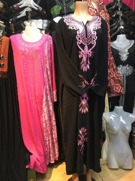 muslim traditional worship dress saudi arabia dubai middle east ramadan hijab embroidery with diamond women's robe lady abaya, Red
muslim traditional worship dress saudi arabia dubai middle east ramadan hijab embroidery with diamond women's robe lady abaya, Red