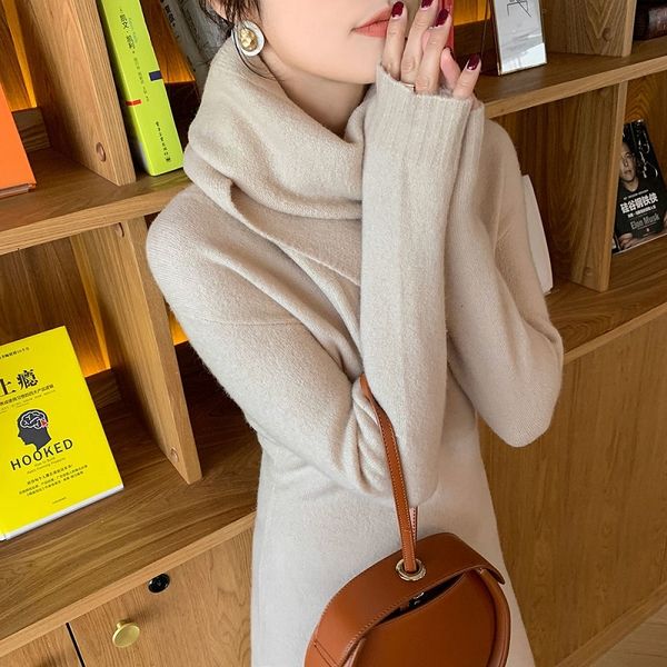 new range scarf dressed knitted or cleavage in autumn and winter female sweater 2021 all-match all-shirt on the knee b1gj, Black;gray
new range scarf dressed knitted or cleavage in autumn and winter female sweater 2021 all-match all-shirt on the knee b1gj, Black;gray