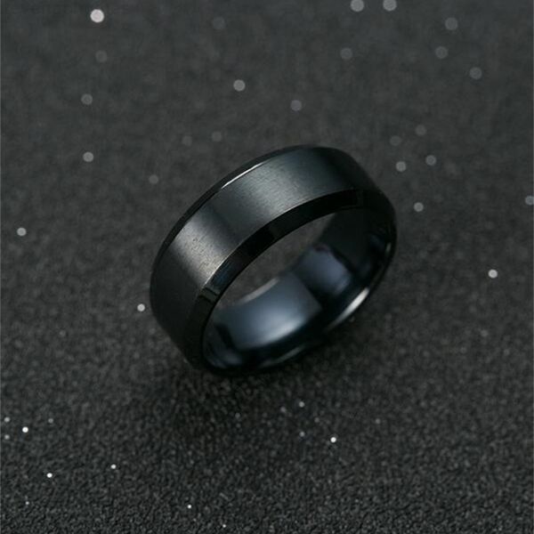factory824uring black men titanium, Silver 
factory824uring black men titanium, Silver