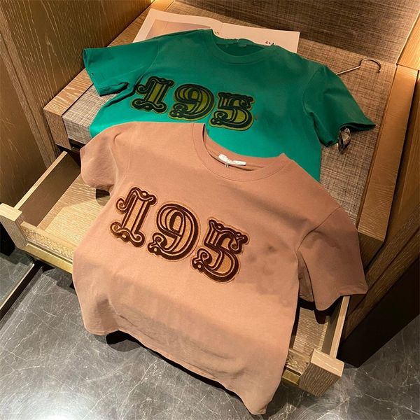 2022 summer trendy women flocking letters foreign style fashion loose casual short sleeve pullover cotton t-shirt, White
2022 summer trendy women flocking letters foreign style fashion loose casual short sleeve pullover cotton t-shirt, White