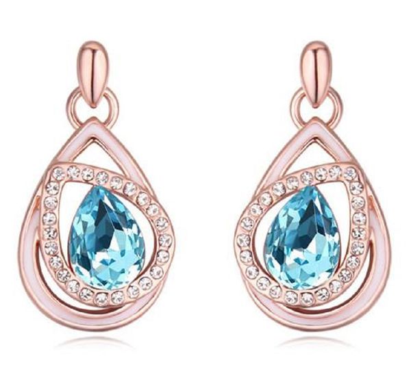 luxury earrings for women fashion water drop style quality austrian crystal 18k gold plated drop earrings jewelry, Silver
luxury earrings for women fashion water drop style quality austrian crystal 18k gold plated drop earrings jewelry, Silver