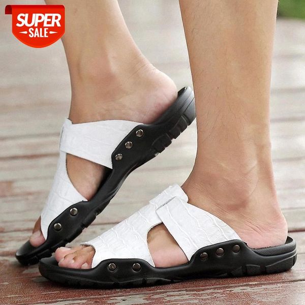 big size 45-52 mens sandals summer split leather white mans footwear slip-on cozy rubber sole beach shoes for men fashion #bk4b, Black
big size 45-52 mens sandals summer split leather white mans footwear slip-on cozy rubber sole beach shoes for men fashion #bk4b, Black