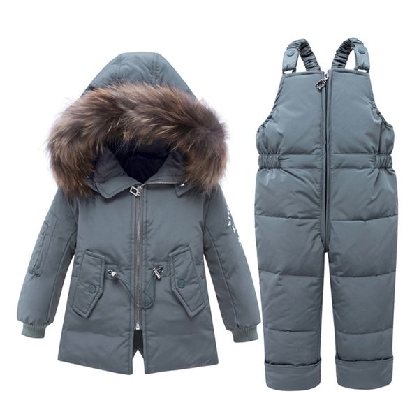 iyeal children clothing sets 2 pcs coat + trousers winter kids clothes down jacket suits boys & girls real fur hooded outerwear lj201120, Blue;gray
iyeal children clothing sets 2 pcs coat + trousers winter kids clothes down jacket suits boys & girls real fur hooded outerwear lj201120, Blue;gray