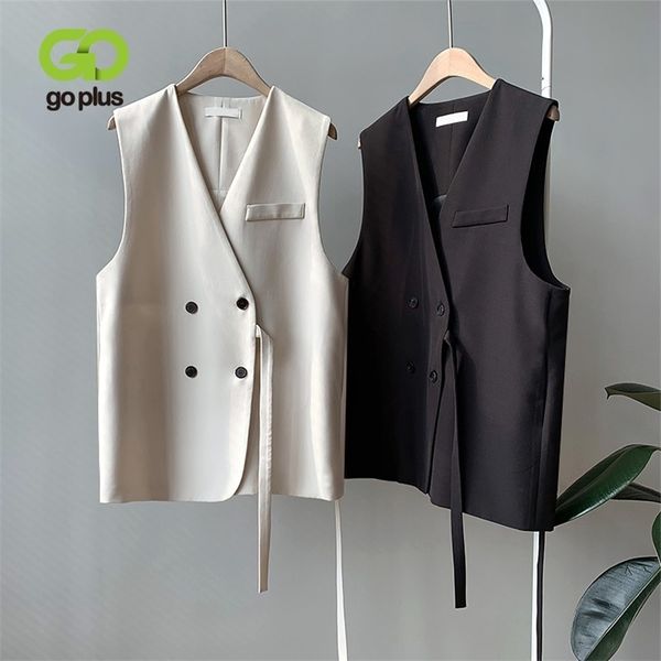 goplus autumn vest women vintage v-neck double breasted short loose vests womens chalecos para mujer kamizelka damska c8261 201211, Black;white
goplus autumn vest women vintage v-neck double breasted short loose vests womens chalecos para mujer kamizelka damska c8261 201211, Black;white