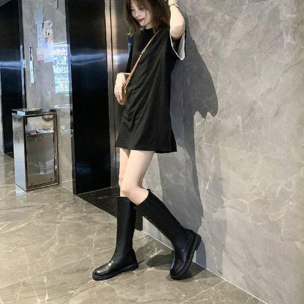 leather women knee high boots motorcycle boots high party party shoes woman size 35-401, Black
leather women knee high boots motorcycle boots high party party shoes woman size 35-401, Black