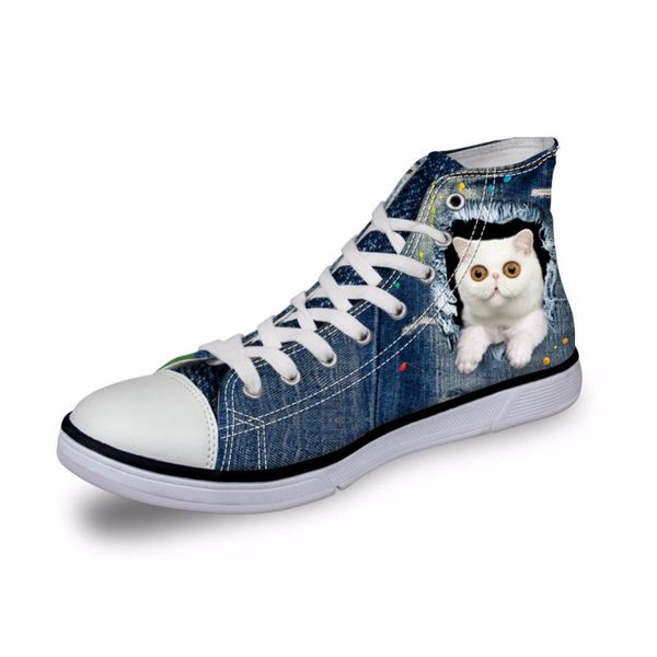 noisydesigns ladies vintage high sneakers girls casual vulcanized women pent cat in denim color 3d print flat canvas shoes, Black
noisydesigns ladies vintage high sneakers girls casual vulcanized women pent cat in denim color 3d print flat canvas shoes, Black