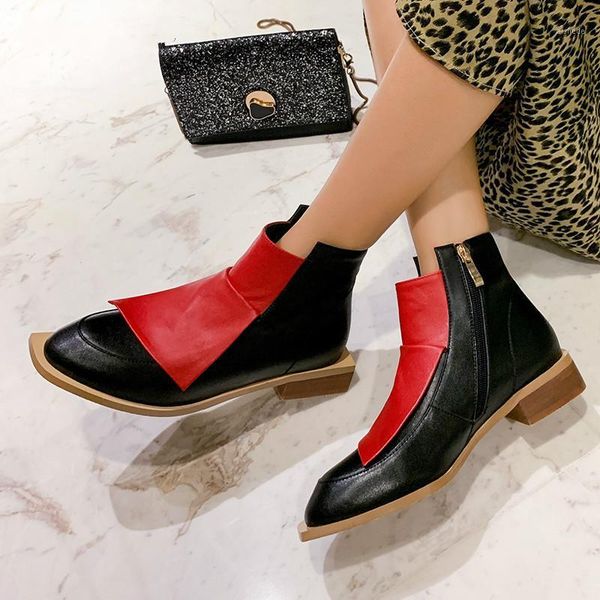 boots ins women ankle plus size 22-26.5cm length fashionable women's shoes two-color stitching antumn and winter1, Black
boots ins women ankle plus size 22-26.5cm length fashionable women's shoes two-color stitching antumn and winter1, Black