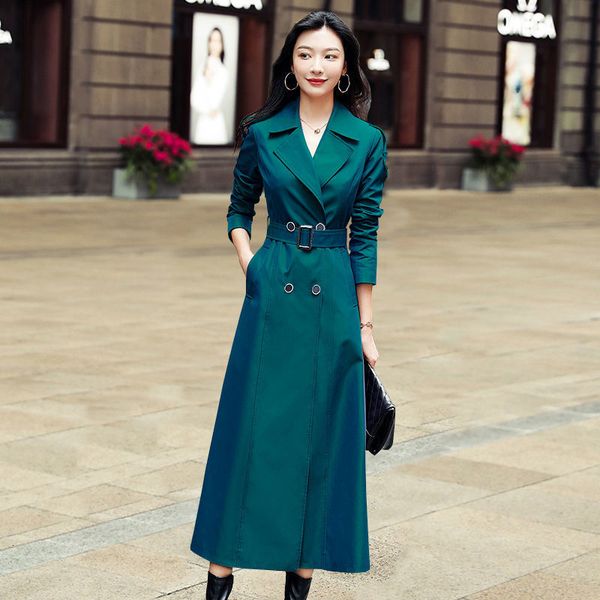 high-end windbreaker women's 2020 ins autumn winter temperament button epaulettes long korean trench coat female splicing q384, Tan;black
high-end windbreaker women's 2020 ins autumn winter temperament button epaulettes long korean trench coat female splicing q384, Tan;black