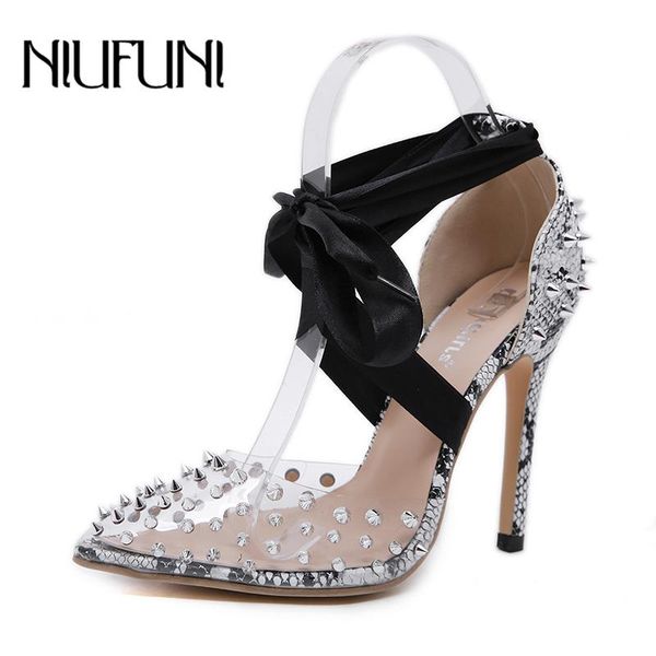 dress shoes snake pattern ankle strap transparent rivet women's sandals niufuni pointed toe stiletto high heels pumps, Black
dress shoes snake pattern ankle strap transparent rivet women's sandals niufuni pointed toe stiletto high heels pumps, Black