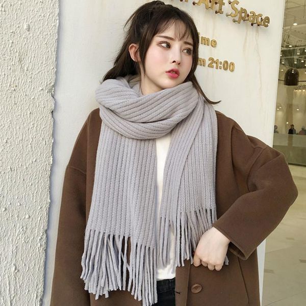 scarves 2021 women's scarf winter autumn, scarf, tassel solid color warm clothing thick and cute, for ladies men, Blue;gray
scarves 2021 women's scarf winter autumn, scarf, tassel solid color warm clothing thick and cute, for ladies men, Blue;gray