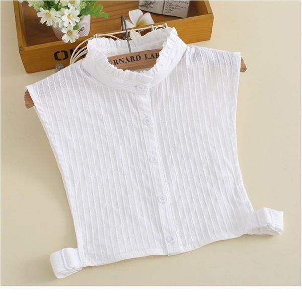 womens white fake collar vertical stripes detachable lapel ruffles half-shirt y5gc wome jllmde, Blue;red
womens white fake collar vertical stripes detachable lapel ruffles half-shirt y5gc wome jllmde, Blue;red