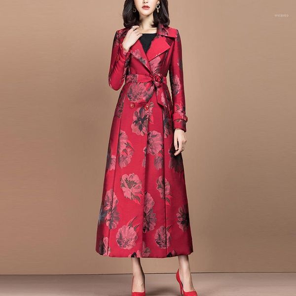 fall winter fashion womens female double breasted floral printed thick red trench coat , woman clothes slim long padded coats1, Tan;black
fall winter fashion womens female double breasted floral printed thick red trench coat , woman clothes slim long padded coats1, Tan;black