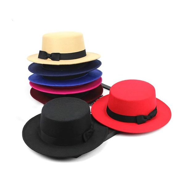 new artificial wool jazz felt flat hat autumn winter for women's felt wide brim fedora hat gorros mujer invierno top, Blue;gray
new artificial wool jazz felt flat hat autumn winter for women's felt wide brim fedora hat gorros mujer invierno top, Blue;gray
