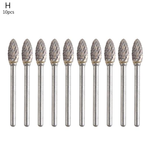 10pcs tungsten carbide steel rotary burrs set grinding head rotary file 
10pcs tungsten carbide steel rotary burrs set grinding head rotary file
