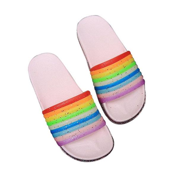 women rainbow sandals bling luminous sweet jelly shoes summer beach outdoor slippers new fashion casual girl shoes, Black
women rainbow sandals bling luminous sweet jelly shoes summer beach outdoor slippers new fashion casual girl shoes, Black
