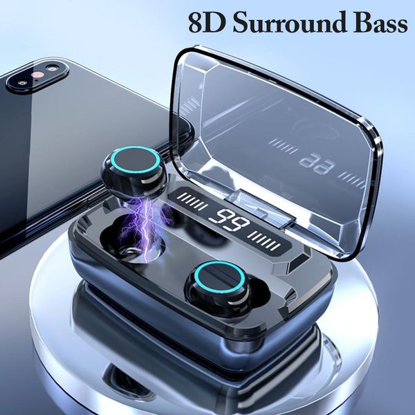 new bluetooth earphone v5.0 m11 tws touch control stereo sport wireless headphones noise-reduction earbuds headset with power bank
new bluetooth earphone v5.0 m11 tws touch control stereo sport wireless headphones noise-reduction earbuds headset with power bank