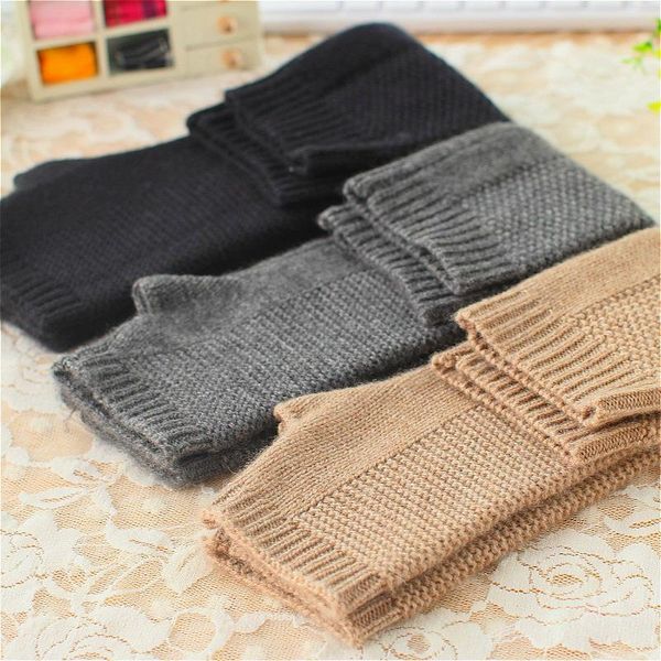 all cashmere women' autumn and winter cashmere half finger long gloves international z, Blue;gray
all cashmere women' autumn and winter cashmere half finger long gloves international z, Blue;gray