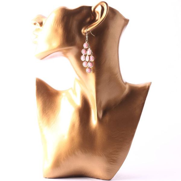 necklace earring display stand jewelry show figure mannequin model gold color, Pink;blue
necklace earring display stand jewelry show figure mannequin model gold color, Pink;blue