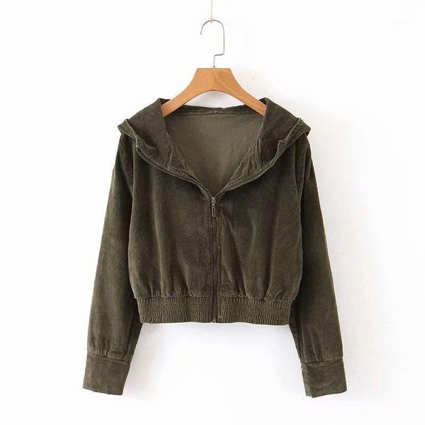 zxryxgs women's autumn jackets 2020 new retro corduroy hooded jacket and coat women short coat casual jacket woman outerwear1, Black;brown
zxryxgs women's autumn jackets 2020 new retro corduroy hooded jacket and coat women short coat casual jacket woman outerwear1, Black;brown