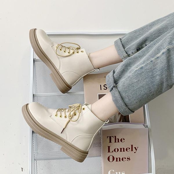 boots women new 2021 round toe flat heel lace up shoes luxury designer ankle fashion ladies med lolita rock autumn basic, Black
boots women new 2021 round toe flat heel lace up shoes luxury designer ankle fashion ladies med lolita rock autumn basic, Black