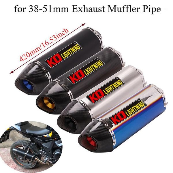 16.53inch motorcycle exhaust vent tip tubes removable db killer carbon fiber stainless steel system for 38-51mm1
16.53inch motorcycle exhaust vent tip tubes removable db killer carbon fiber stainless steel system for 38-51mm1