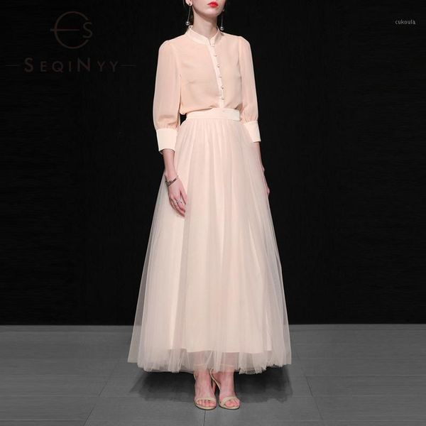 seqinyy fairy set 2020 summer spring new fashion design women 3/4 sleeve shirt + three layers a-line long skirt candy color suit1, White
seqinyy fairy set 2020 summer spring new fashion design women 3/4 sleeve shirt + three layers a-line long skirt candy color suit1, White