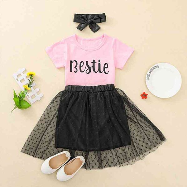 2-7y summer causal kids girls clothes sets letter pullover t shirts lace mesh skirts 2pcs, White
2-7y summer causal kids girls clothes sets letter pullover t shirts lace mesh skirts 2pcs, White