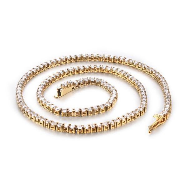 3mm hip hop bling iced out tennis chain necklace gold color stainless steel 1 row cz stone chokers necklaces men jewelry, Silver
3mm hip hop bling iced out tennis chain necklace gold color stainless steel 1 row cz stone chokers necklaces men jewelry, Silver
