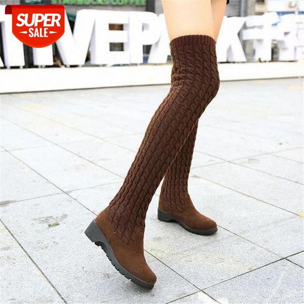 women's boots 2019 autumn winter thigh high boots for woman shoes knitting wool long boot women brown/black boot ladies shoes #o30l
women's boots 2019 autumn winter thigh high boots for woman shoes knitting wool long boot women brown/black boot ladies shoes #o30l