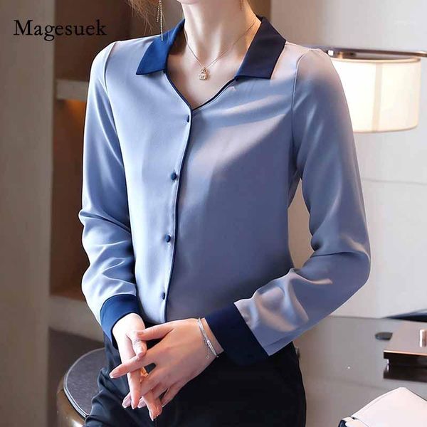 2020 autumn vintage korean style loose chiffon women's blouse v-neck long sleeve slim cardigan solid ladies shirt blusas 110511, White
2020 autumn vintage korean style loose chiffon women's blouse v-neck long sleeve slim cardigan solid ladies shirt blusas 110511, White