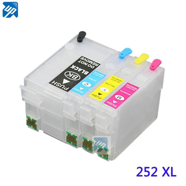 t2521 252xl refillable ink cartridge for wf-3620 wf-3640 wf-7610 wf-7620 wf-7110 wf-7710 wf-7720 wf-7210 with arc chip
t2521 252xl refillable ink cartridge for wf-3620 wf-3640 wf-7610 wf-7620 wf-7110 wf-7710 wf-7720 wf-7210 with arc chip