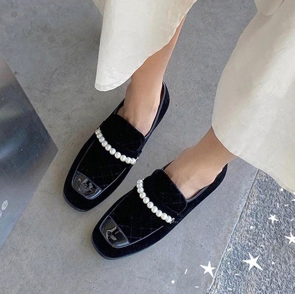 2020 new women boat shoe plaid pearls loafers square toe slip on shoes low heels dress shoes retro patchwork zapatos mujer 8906n #ek7v, Black
2020 new women boat shoe plaid pearls loafers square toe slip on shoes low heels dress shoes retro patchwork zapatos mujer 8906n #ek7v, Black