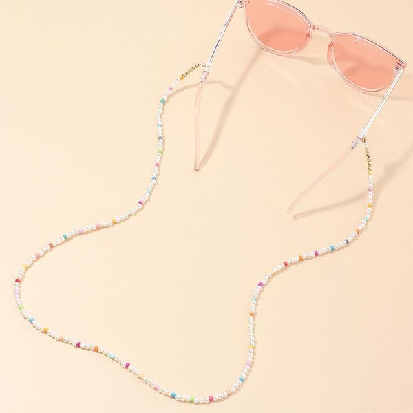 sunglasses frames bohemian style color beads imitation pearls lanyard hold straps cords reading glasses chain fashion women accessories, Silver
sunglasses frames bohemian style color beads imitation pearls lanyard hold straps cords reading glasses chain fashion women accessories, Silver