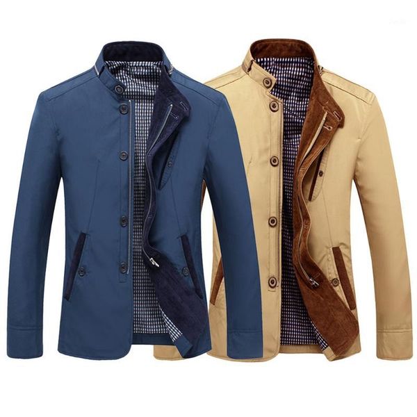 4xl spring autumn men casual jacket business stand collar polyester lining material outwear men coat size outerwear & coats1, Black;brown
4xl spring autumn men casual jacket business stand collar polyester lining material outwear men coat size outerwear & coats1, Black;brown